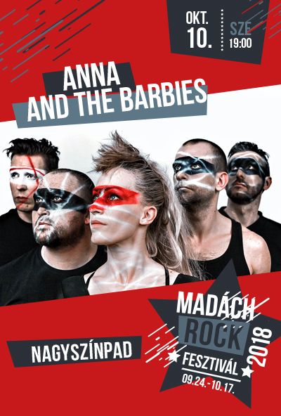 Anna and the Barbies koncert a Madách Színházban. Jegyárak és jegyvás