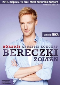 Bereczki Zoltán koncert a MOM Kulturális Központban!