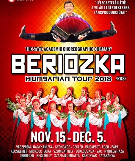 Beriozka Táncegyüttes 2018-ban Keszthelyen - Jegyek itt!