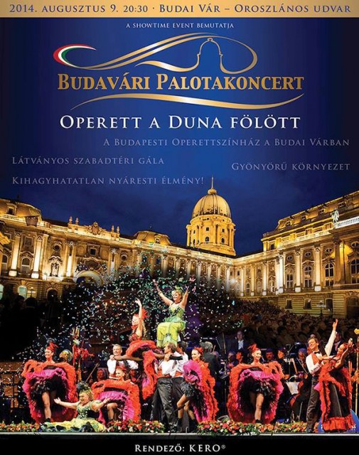 Budavári Palotakoncert 2014 - Jegyek itt! Fellépnek az Operettszínház sztárjai!