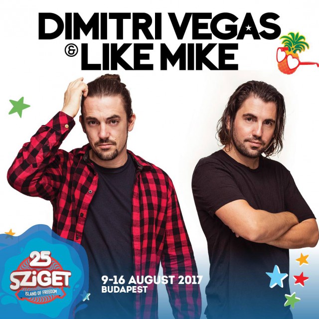Dimitri Vegas és Like Mike koncert 2017-ben a Sziget Fesztiválon - Jegyek itt!