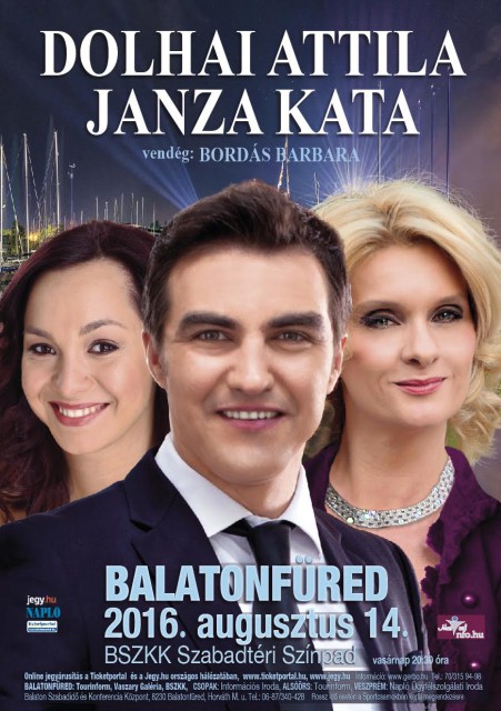 Dolhai Attila és Janza Kata musical-operett koncert Balatonfüreden! Jegyek itt!