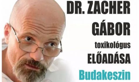 Dr Zacher Gábor előadása Budakeszin! Jegyek itt!