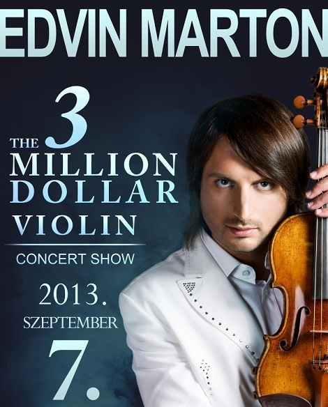 Edvin Marton és a 3 millió dolláros hegedű koncert a Margitszigeti Szabadtéri Színpadon! Jegyek itt!