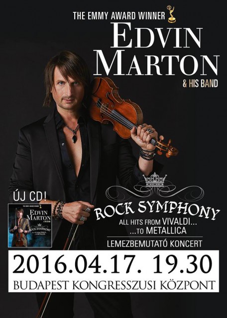 Edvin Marton – Rock Symphony - Jegyek és JÁTÉK itt!