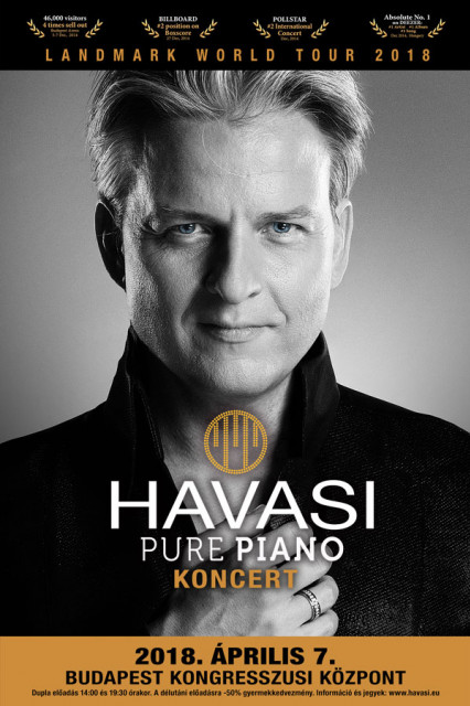 HAVASI Pure Piano koncert 2018-ban! Jegyek itt!