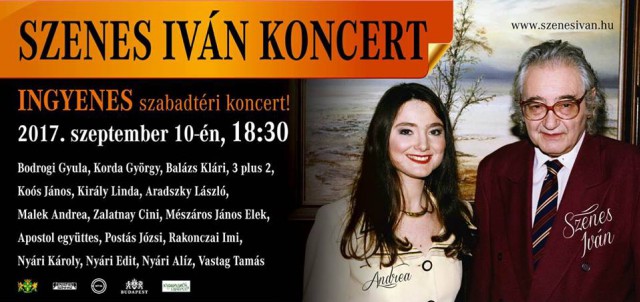 INGYENES Szenes Iván koncert 2017-ben is sztárokkal!