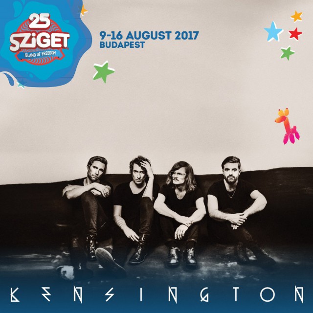 Kensington koncert 2017-ben Budapesten a Sziget Fesztiválon - Jegyek itt!