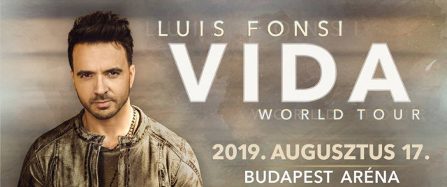 Luis Fonsi koncert 2019-ben Budapesten az Arénában - Jegyek itt!