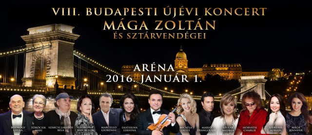 Megvannak Mága Zoltán Újévi Koncertjének 2016-os fellépői!