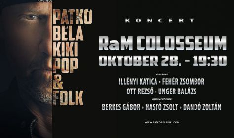 Patkó Béla Kiki koncert 2016-ban Budapesten - Jegyek itt!
