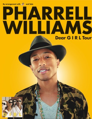 Pharrell Williams koncert 2014-ben - Jegyek a bécsi koncertre itt!