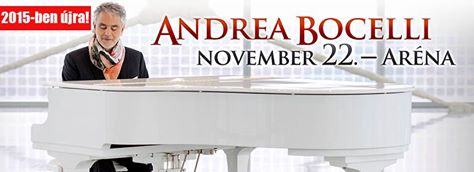 RÁADÁS! Andrea Bocelli koncertjére pótszékeket tesznek be - Jegyek itt!