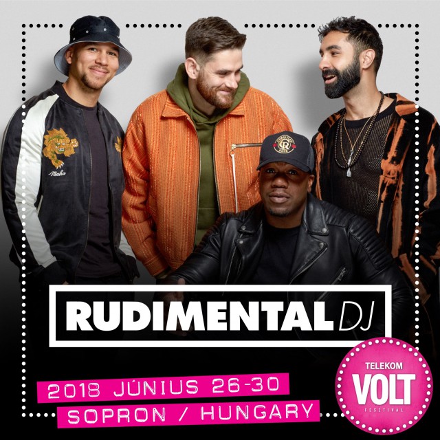 Rudimental koncert 2018-ban a VOLT Fesztiválon - Jegyek a magyarországi koncertre itt!