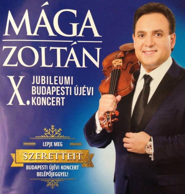TV-ben vetítik a X. Mága Zoltán Újévi koncertet!