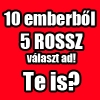 Döbbenet! Tíz emberből 5 rossz választ ad!