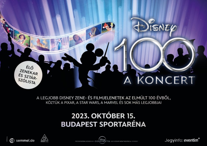 DISNEY 100 – THE CONCERT IN 2023 IN BUDAPEST!  Win 2 tickets!