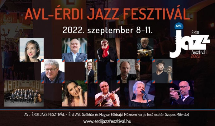 AVL-Érdi Jazz Fesztivál 2022 - Jegyek és fellépők itt!