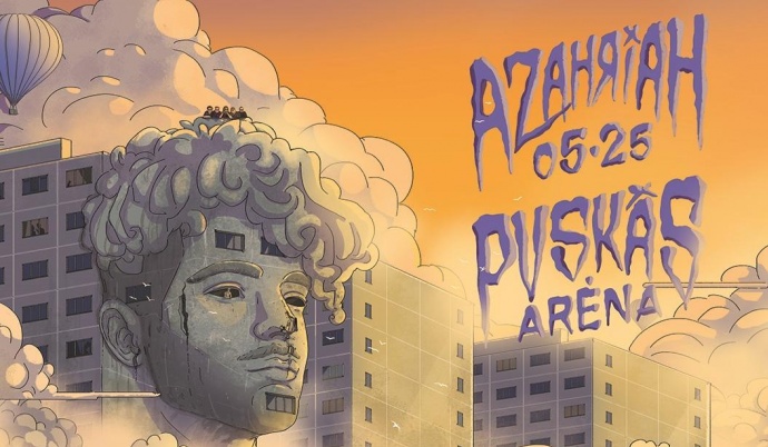 Azahriah koncert 2024-ben a Puskás Arénában - Jegyek Azahriah Arénakoncertjére itt!
