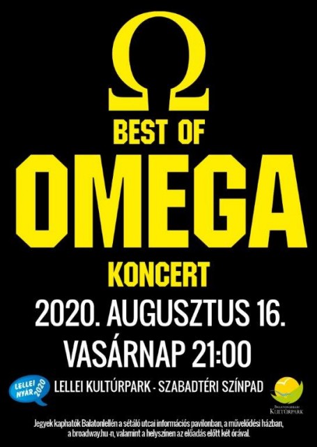 Best of Omega koncert 2020-ban Balatonlellén - Jegyek itt!