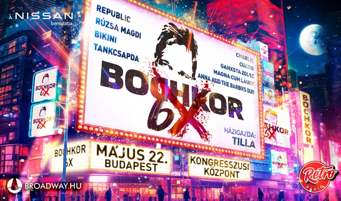Bochkor 6x - Bocskor Gábor születésnapi koncertje a Budapesti Kongresszusi Központban - Jegyek itt!