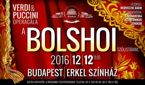 Bolshoi operagála Budapesten 2016-ban - Jegyek, fellépők és a műsor itt!