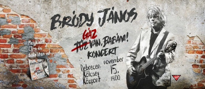 Bródy János koncert 2021-ben Debrecenben a Kölcsey Központban - Jegyek itt!