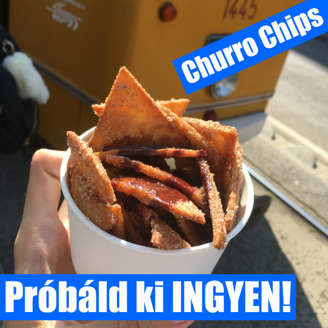 Churro Chips az új sláger! Próbáld ki INGYEN!