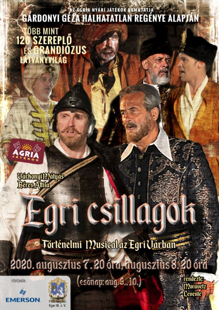 Egri csillagok musical 2026-ban Egerben - Jegyek itt!