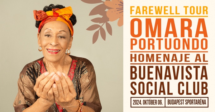 Élete utolsó koncertjét Budapesten adja a 94 éves kubai legenda Omara Portuondo!