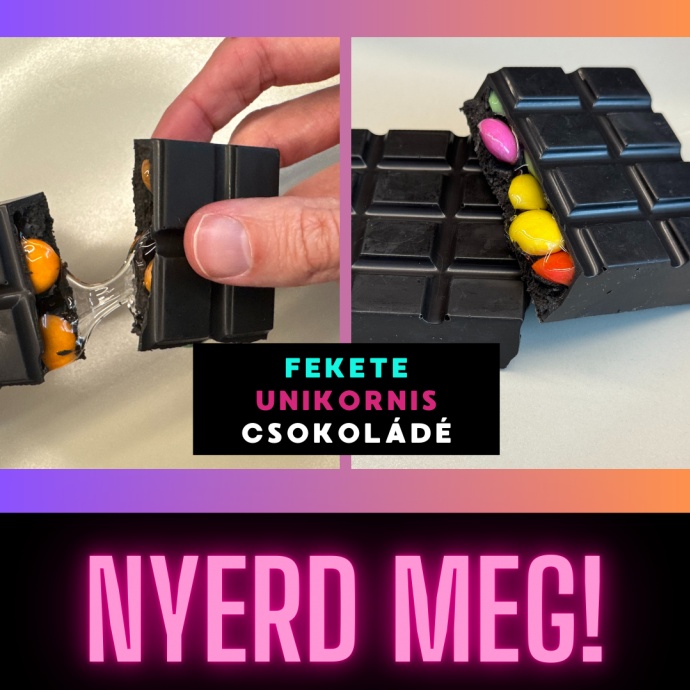 Fekete Unikornis – a TikTokos nyúlós csokoládé szenzáció!