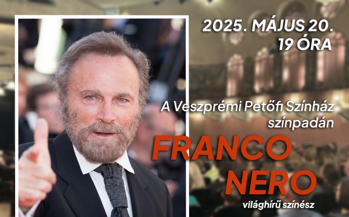 Franco Nero est lesz Magyarországon - Jegyek itt!