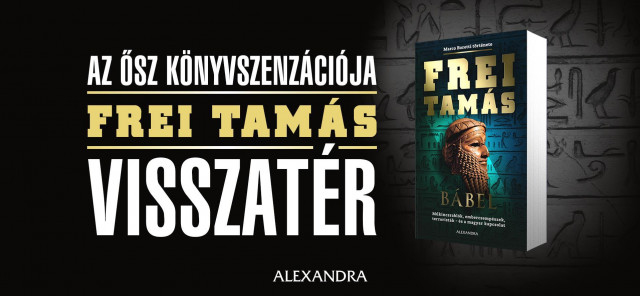 Frei Tamás Bábel - 2019-ben jelenik meg Frei Tamás új könyve!
