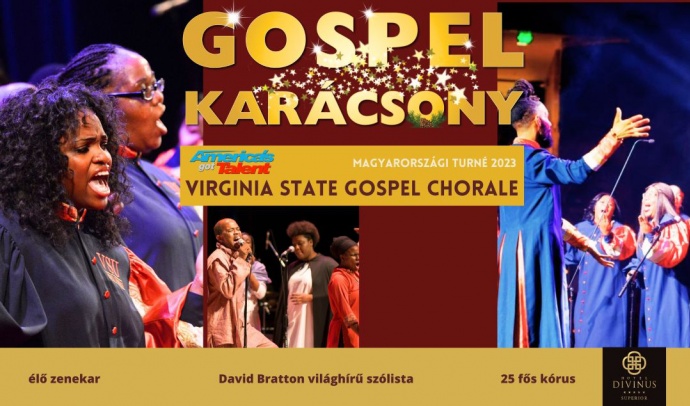 Gospel Karácsony a Virginia State Gospel Chorale koncertje a szombathelyi Agorában - Jegyek itt!