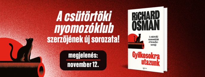 Gyilkosokra utazunk címmel érkezik Richard Osman könyve! Olvass bele!