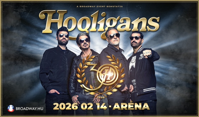 Hooligans koncert 2026-ban a Papp László Sportarénában - Jegyek itt!
