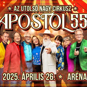 Apostol koncert 2025-ben a Papp László Sportarénában - Jegyek itt!