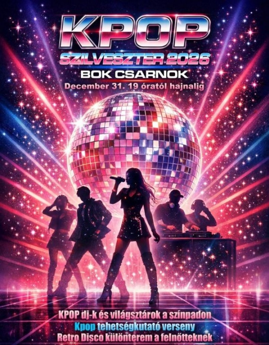K-POP Szilveszter 2026-ban Budapesten a BOK Csarnokban - Jegyek itt!