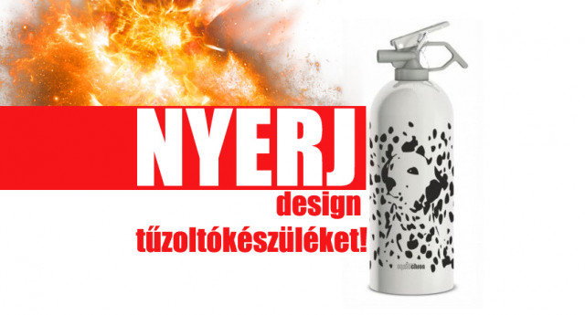 NYERJ Design tűzoltókészüléket! Ments életet!