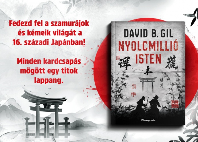 Nyolcmillió isten címmel érkezik David B. Gil könyve! Olvass bele!