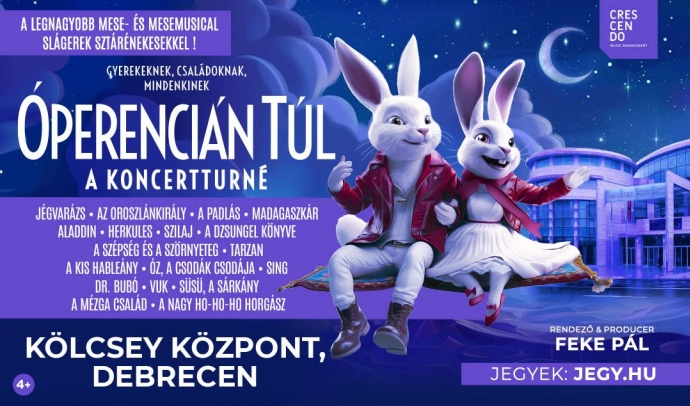 Óperencián Túl koncertshow 2025-ben Debreceben - Jegyek itt!