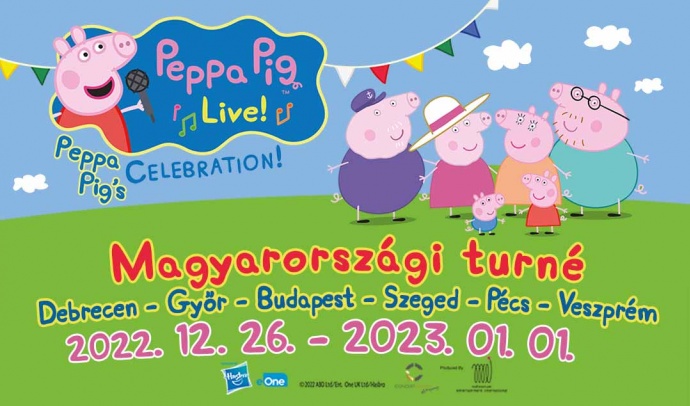Peppa Pig Live - A Pappa Malac előadás 2022-ben a pécsi Lauber Dezső Sportcsarnokban - Jegyek itt!!
