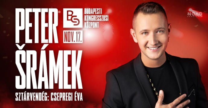 Peter Srámek lemezbemutató koncert Budapesten!