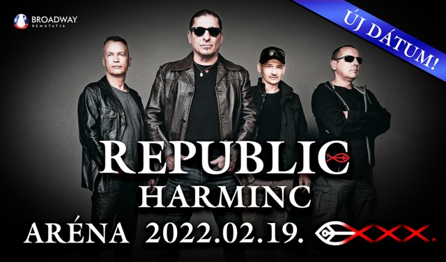 Republic Harminc - 30 éves jubileumi Republic koncert 2022-ben Budapesten az Arénában - Jegyek itt!
