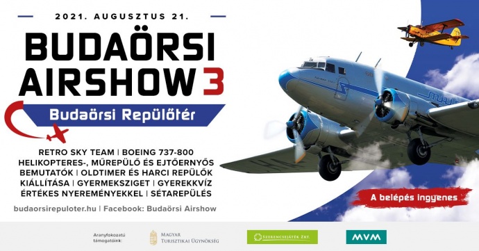 Repülőnap 2021 - INGYENES lesz a Budaörsi Airshow!