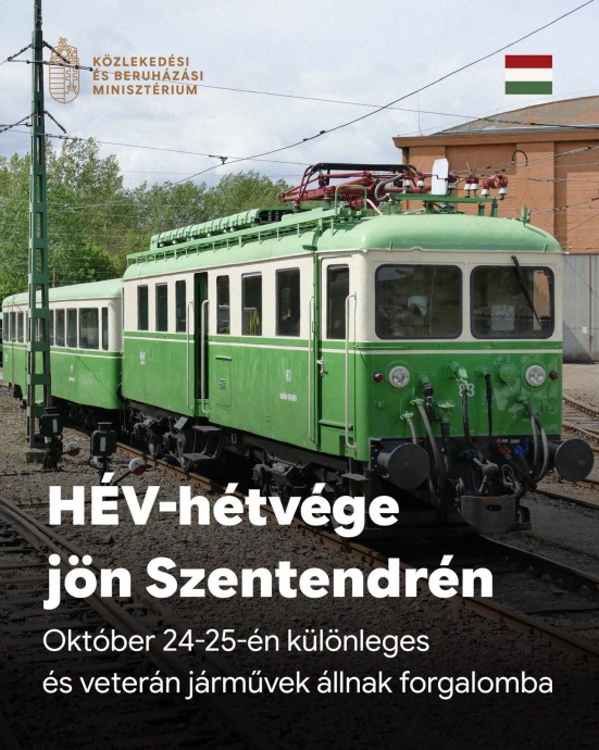 Retró HÉV-ekkel vár a HÉV-hétvége!