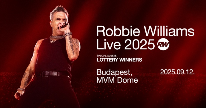 Robbie Williams koncert 2025-ben Budapesten a MVM Domeban - Jegyek itt!