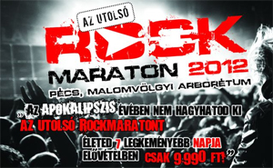 Rockmaraton Fesztivál 2012 bérlet vásárlás itt!