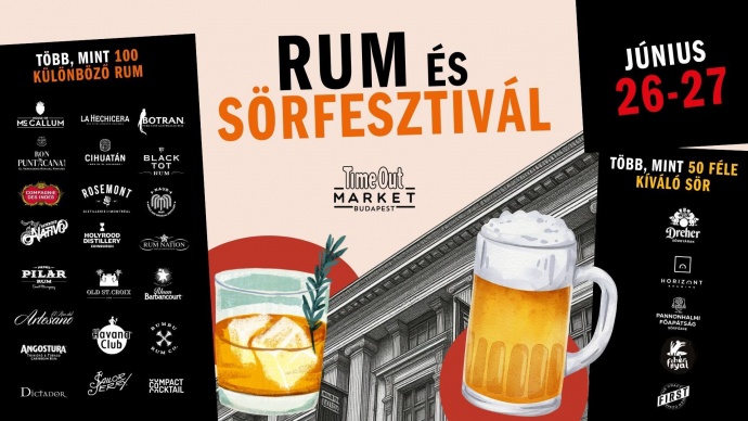 Rum és Sörfesztivál @ Time Out Market Budapest - Jegyek itt!