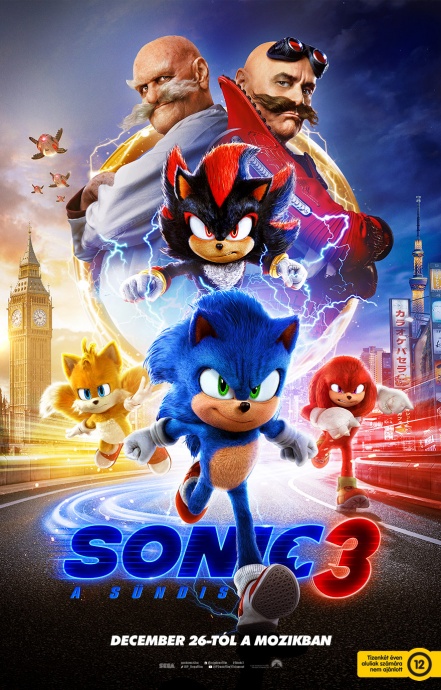 Sonic, a sündisznó 3. decembertől a mozikban - NYERJ jegyet!